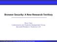 Browser Security: A New Research Territory PowerPoint PPT Presentation