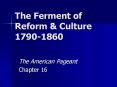 The Ferment of Reform PowerPoint PPT Presentation