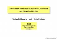A New Multi-Resource cumulatives Constraint with Negative Heights  