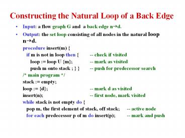 Constructing%20the%20Natural%20Loop%20of%20a%20Back%20Edge
