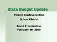 State Budget Update PowerPoint PPT Presentation