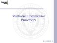 Multicore: Commercial Processors PowerPoint PPT Presentation