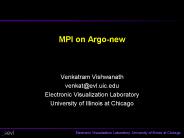 MPI on Argo-new