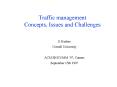 Traffic management Concepts, Issues and Challenges PowerPoint PPT Presentation