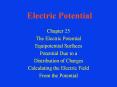 Electric Potential PowerPoint PPT Presentation