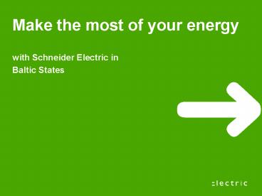 Make the most of your energy