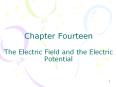 Chapter Fourteen The Electric Field and the Electric Potential PowerPoint PPT Presentation