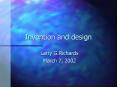 Invention and design PowerPoint PPT Presentation