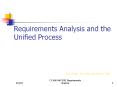 Requirements Analysis and the Unified Process PowerPoint PPT Presentation