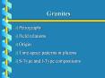 Granites PowerPoint PPT Presentation