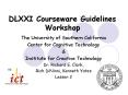 DLXXI Courseware Guidelines Workshop PowerPoint PPT Presentation