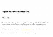 Implementation Support Pack