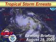 Tropical Storm Ernesto PowerPoint PPT Presentation