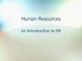 Human Resources PowerPoint PPT Presentation
