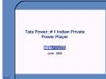 Tata Power: PowerPoint PPT Presentation