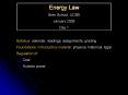 Energy Law PowerPoint PPT Presentation
