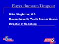 Player BurnoutDropout PowerPoint PPT Presentation