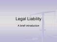 Legal Liability PowerPoint PPT Presentation