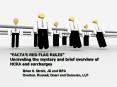 FACTA'S RED FLAG RULES Unraveling the mystery and brief overview of HCRA and surcharges PowerPoint PPT Presentation