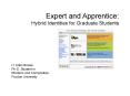 Expert and Apprentice: PowerPoint PPT Presentation