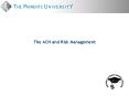 The ACH and Risk Management PowerPoint PPT Presentation