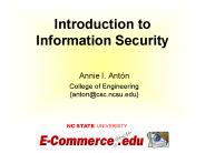 Introduction to Information Security