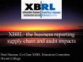 XBRL: the business reporting supply chain and audit impacts PowerPoint PPT Presentation