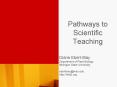 Pathways to Scientific Teaching PowerPoint PPT Presentation