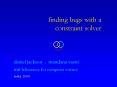 finding bugs with a constraint solver PowerPoint PPT Presentation