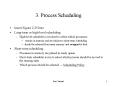 3' Process Scheduling PowerPoint PPT Presentation