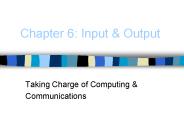 Chapter 6: Input