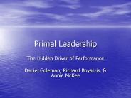 Primal Leadership
