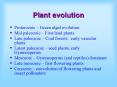 Plant evolution PowerPoint PPT Presentation