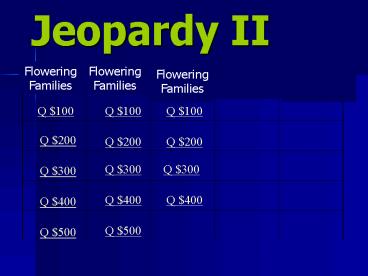 Jeopardy II