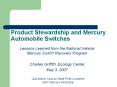 Product Stewardship and Mercury Automobile Switches PowerPoint PPT Presentation