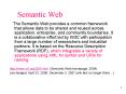Semantic Web PowerPoint PPT Presentation