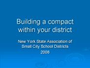 Building a compact within your district