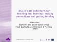 JISC e-data collections for teaching and learning: making connections and getting funding PowerPoint PPT Presentation