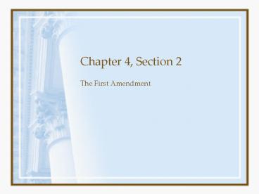 Chapter 4, Section 2 presentation | free to view