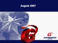 August 2007 PowerPoint PPT Presentation