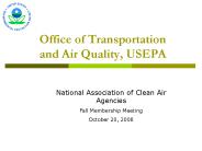Office of Transportation and Air Quality, USEPA
