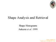 Shape Analysis and Retrieval