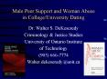 Male Peer Support and Woman Abuse in CollegeUniversity Dating PowerPoint PPT Presentation