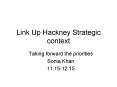 Link Up Hackney Strategic context PowerPoint PPT Presentation