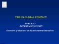 THE UN GLOBAL COMPACT PowerPoint PPT Presentation