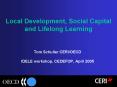 Local Development, Social Capital and Lifelong Learning PowerPoint PPT Presentation