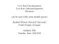 Low dose Carcinogenesis Low dose Anticarcinogenesis Hormesis can be seen in the same animal species Richard Wilson, Harvard University Frank Pompei, Exergen Amherst, MA Tuesday, June 11th 2002 PowerPoint PPT Presentation