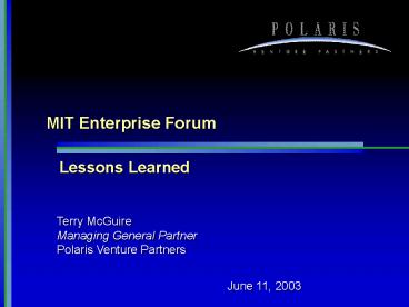 MIT Enterprise Forum