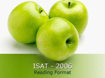 ISAT 2006