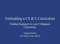 Embedding a CS PowerPoint PPT Presentation